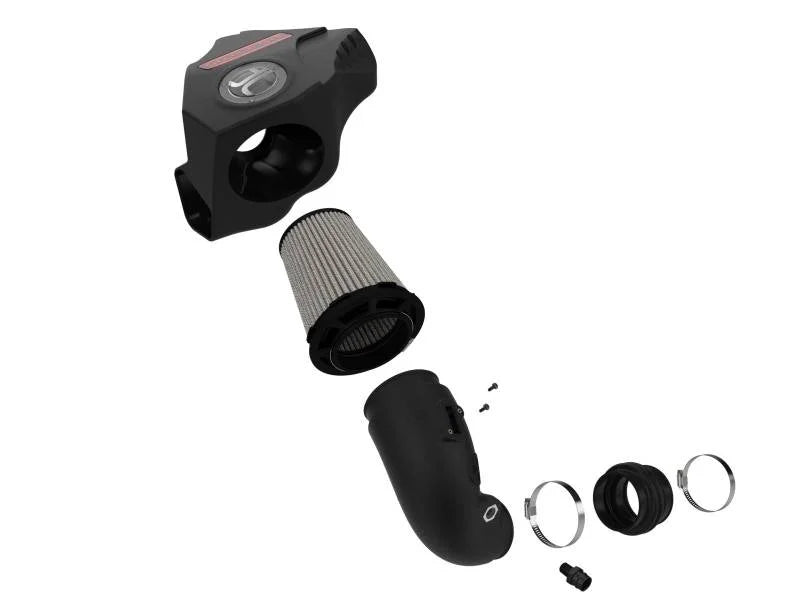 aFe Takeda Momentum Pro Dry S Cold Air Intake System 20-21 Toyota Supra L6-3.0L (T) B58 - Installation View