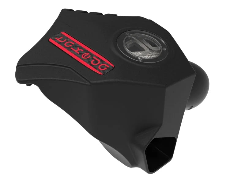 aFe Takeda Momentum Pro Dry S Cold Air Intake System 2021 Toyota Supra L4 2.0L Turbo - Back View