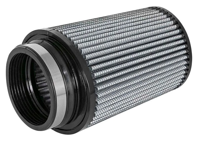 aFe Takeda Pro DRY S Intake Replacement Air Filter 3.5in F x (5.75in x 5in)B x 4.5in T (INV) x 7in H - Back View