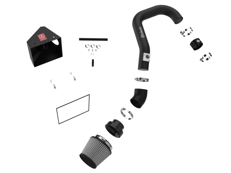aFe Takeda Rapid Induction Cold Air Intake System w/ Pro DRY S Filter 13-14 Subaru Outback H4-2.5L - Side View