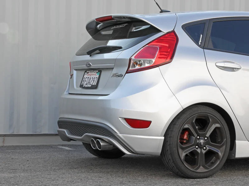 aFe Takeda Series 2 1/2in 304 SS Cat-Back 14-19 Ford Fiesta L4-1.6L (t) w/Polished Tip - Installation View