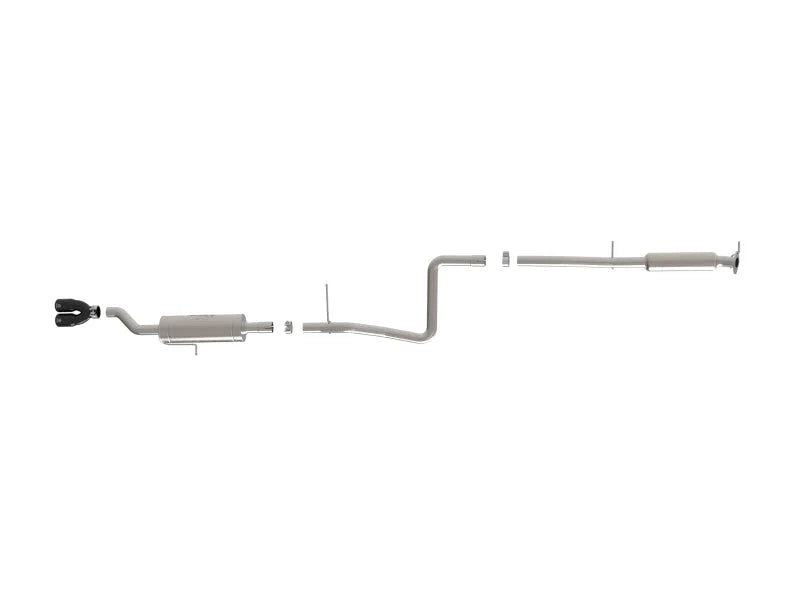 aFe Takeda Series 2 1/2in 304 SS Cat-Back 14-19 Ford Fiesta L4-1.6L w/Black Tip - Additional View 5