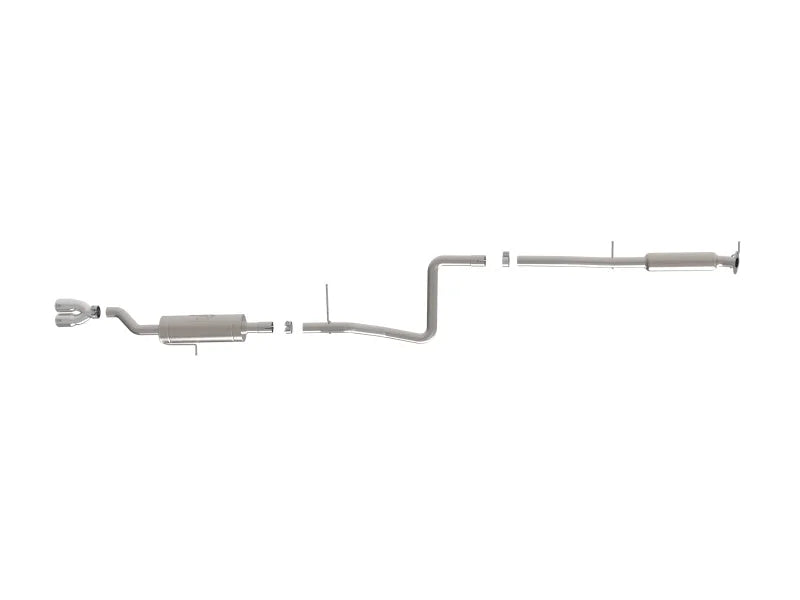 aFe Takeda Series 2 1/2in 304 SS Cat-Back 14-19 Ford Fiesta L4-1.6L w/Polished Tip - Additional View 5