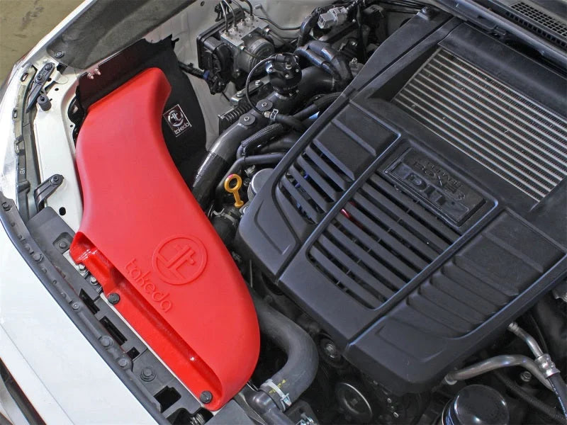 aFe Takeda Stage-2 PRO 5R Cold Air Intake System 15-18 Subaru WRX H4 2.0L (t) - Side View