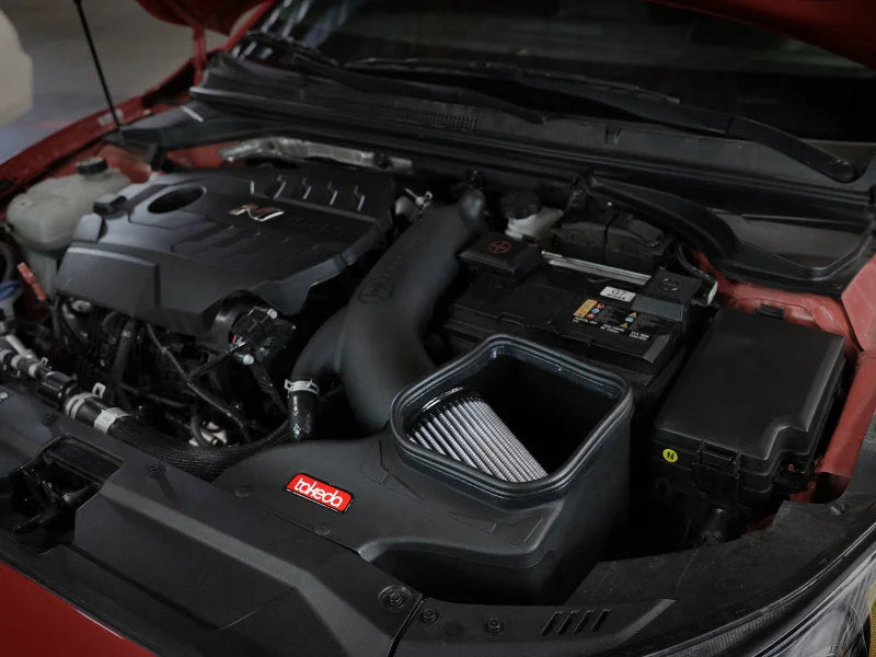 aFe Takeda Stage-2 Pro Dry S AIS 19-20 Hyundai Veloster N L4 2.0L - Side View