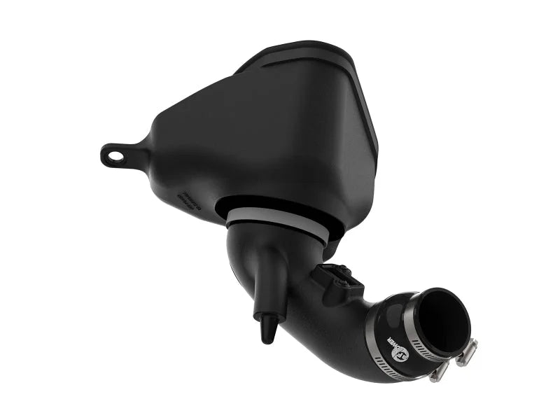 aFe Takeda Stage-2 Pro Dry S Cold Air Intake System 16-19 Infinity Q50/Q60 V6-3.0L (tt) - Back View