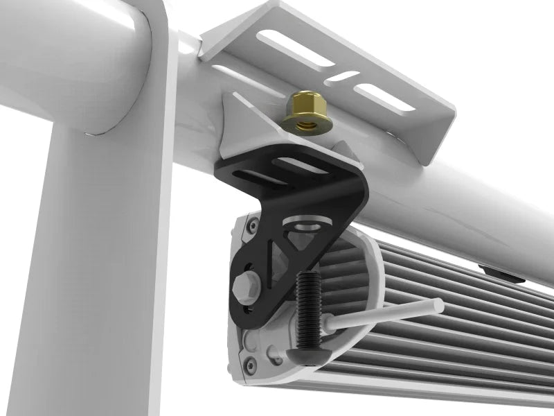 aFe Terra Guard Light Bar Brackets - Side View