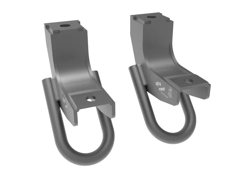 aFe Toyota Tundra 2022 V6-3.5L (tt) Front Tow Hook Gray - Main Product View