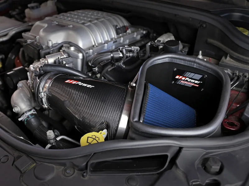 aFe Track Series Carbon Fiber Pro 5R AIS - 19-20 Jeep Grand Cherokee Trackhawk 6.2L - Side View