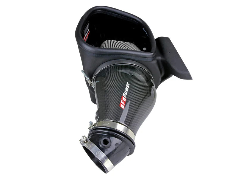 aFe Track Series Carbon Fiber Pro Dry S AIS - 2018 Jeep Grand Cherokee Trackhawk (WK2) V8-6.2L(SC) - Additional View 5