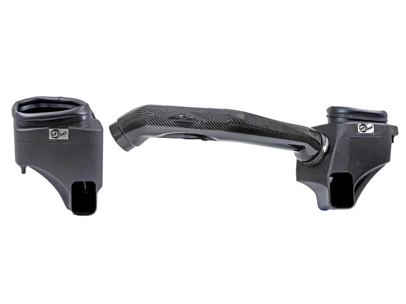 aFe Track Series Stg 2 Carbon Fiber Intake w/Pro 5R Media 15-20 BMW M3/M4(F80/82/83) L6-3.0L(tt) S55 - Installation View