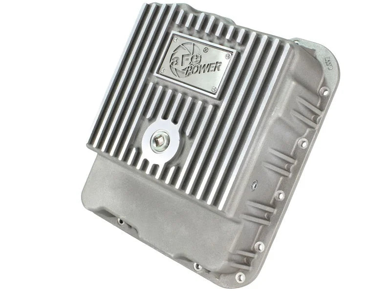 aFe Transmission Pan (Raw Finish) GM Trucks 99-16 (4L60-E/4L60E/4L65E/4L70E/4L75E) - Main Product View