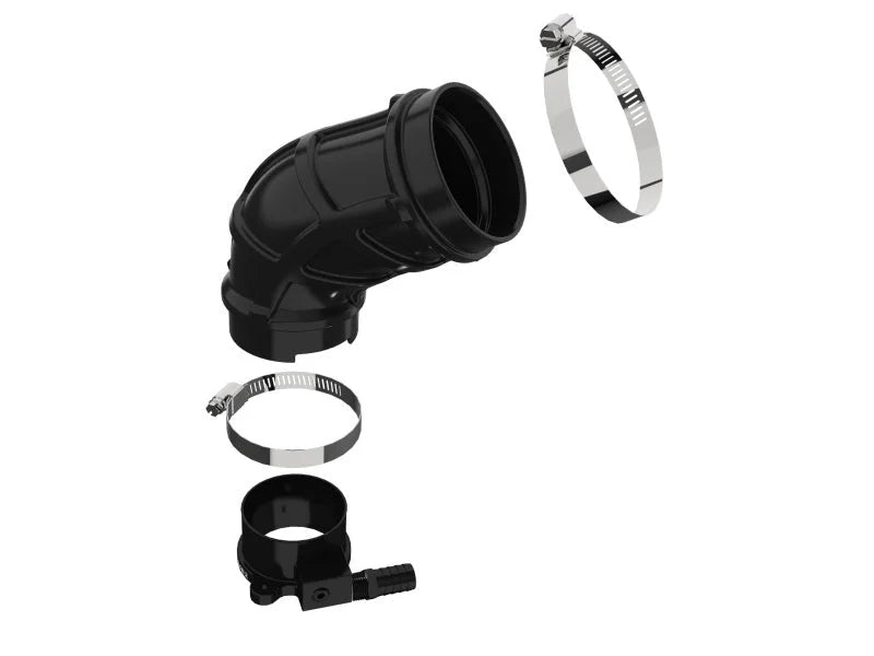 aFe Turboinlet Pipes Fits Takeda Intakes (Use w/ PN 56-70073D/56-70073R/56-10073D/56-10073R) - Installation View