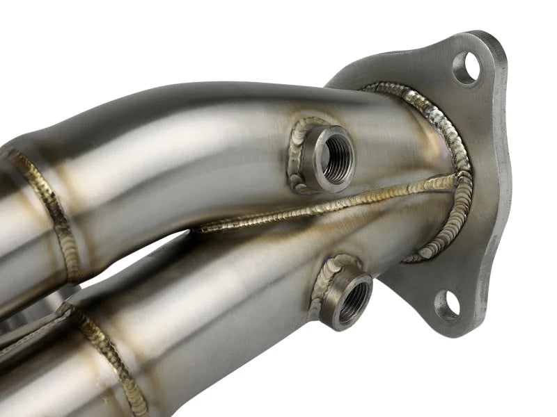 aFe Twisted 304SS Header 2020 Chevy Corvette (C8) 6.2L V8 - Brushed - Additional View 11