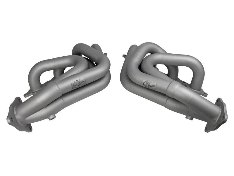 aFe Twisted 304SS Header 2020 Chevy Corvette (C8) 6.2L V8 - Titanium Ceramic Coated - Additional View 6