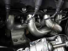 Load image into Gallery viewer, aFe Twisted Steel 1-7/8in 304 SS Headers 20-21 Ford F-250/F-350 V8-7.3L - Side View