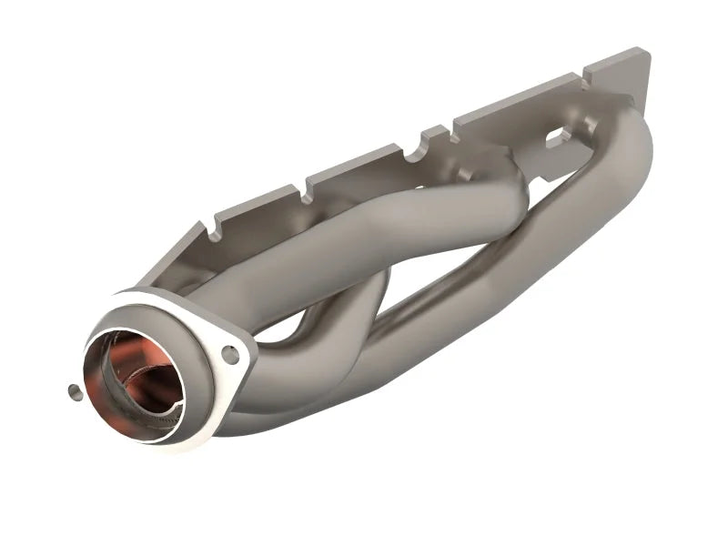 aFe Twisted Steel 11-21 Jeep Grand Cherokee (WK2) 5.7L V8 Headers - Titanium (Ceramic Coated) - Back View
