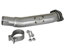 Load image into Gallery viewer, aFe Twisted Steel 2in Stainless Steel Loop Delete Down-Pipe 2018+ Jeep Wrangler (JL) V6 3.6L - Installation View