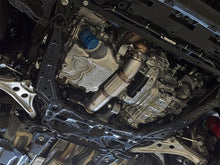 Load image into Gallery viewer, aFe Twisted Steel 3in Rear Down-Pipe/Mid Pipe 2017+ Honda Civic Type R I4 2.0L (t) - Side View