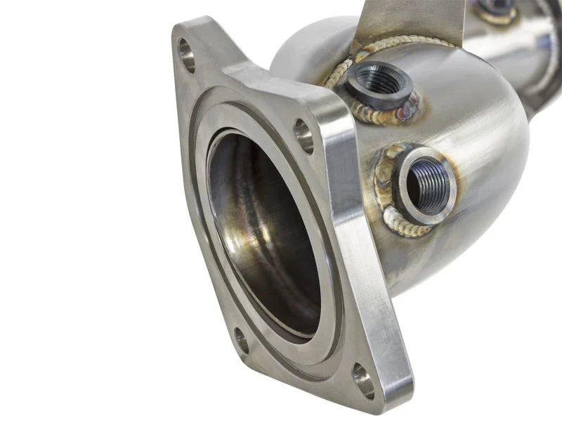 aFe Twisted Steel Down-Pipe Catted 13-16 Cadillac ATS L4-2.0L (t) - Additional View 6