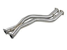 Load image into Gallery viewer, aFe Twisted Steel HDR X-Pipe SS-304 01-06 BMW M3 3.2L S54 - Side View