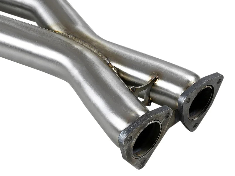 aFe Twisted Steel HDR X-Pipe SS-304 01-06 BMW M3 3.2L S54 - Additional View 5