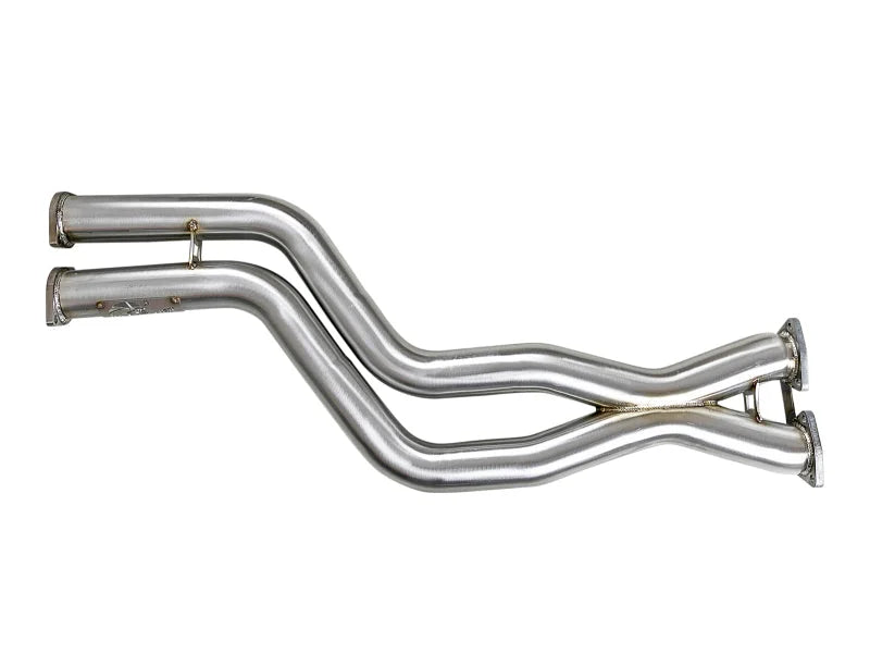 aFe Twisted Steel HDR X-Pipe SS-304 01-06 BMW M3 3.2L S54 - Additional View 6