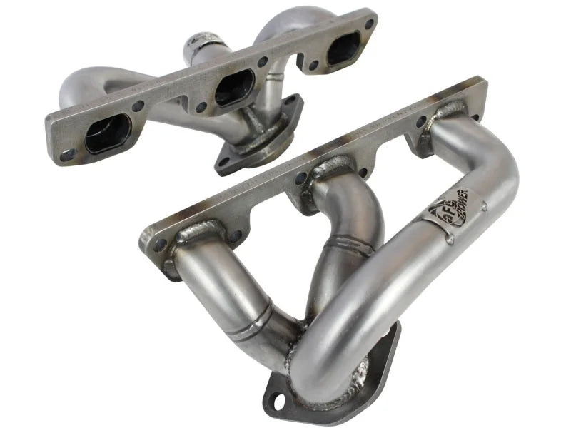 aFe Twisted Steel Header SS-409 HDR Jeep Wrangler JK 07-11 V6 3.8L - Main Product View