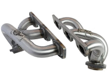 Load image into Gallery viewer, aFe Twisted Steel Header SS-409 HDR Jeep Wrangler JK 07-11 V6 3.8L - Side View