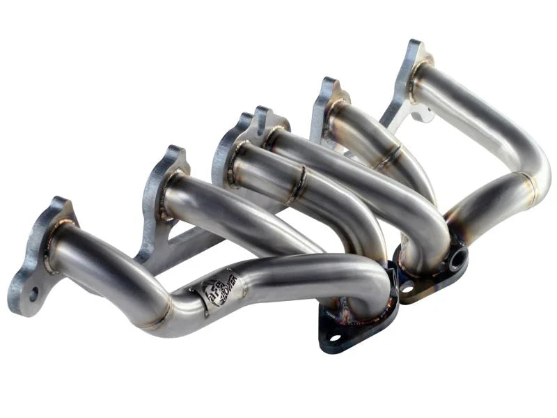 aFe Twisted Steel Header SS-409 HDR Jeep Wrangler TJ 00-06 I6-4.0L - Main Product View