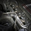 Load image into Gallery viewer, aFe Twisted Steel Header Turbo Manifold (T3) 98.5-02 Dodge Diesel Trucks L6 5.9L (td) - Side View