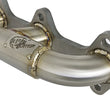 Load image into Gallery viewer, aFe Twisted Steel Header Turbo Manifold (T3) 98.5-02 Dodge Diesel Trucks L6 5.9L (td) - Installation View