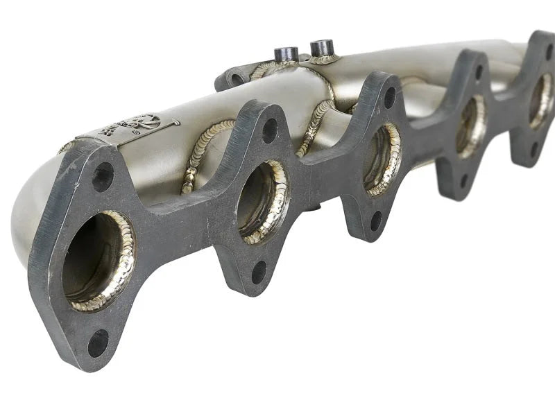 aFe Twisted Steel Header Turbo Manifold (T3) 98.5-02 Dodge Diesel Trucks L6 5.9L (td) - Additional View 6