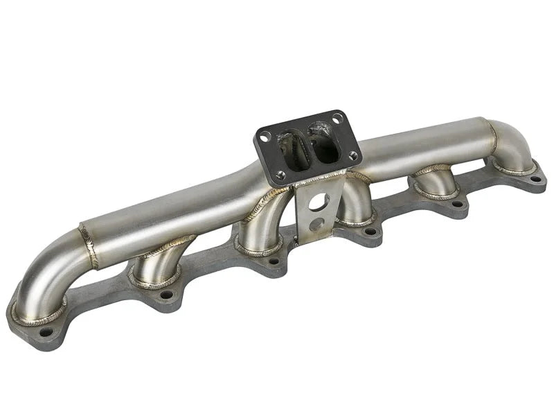 aFe Twisted Steel Header Turbo Manifold (T3) 98.5-02 Dodge Diesel Trucks L6 5.9L (td) - Additional View 7