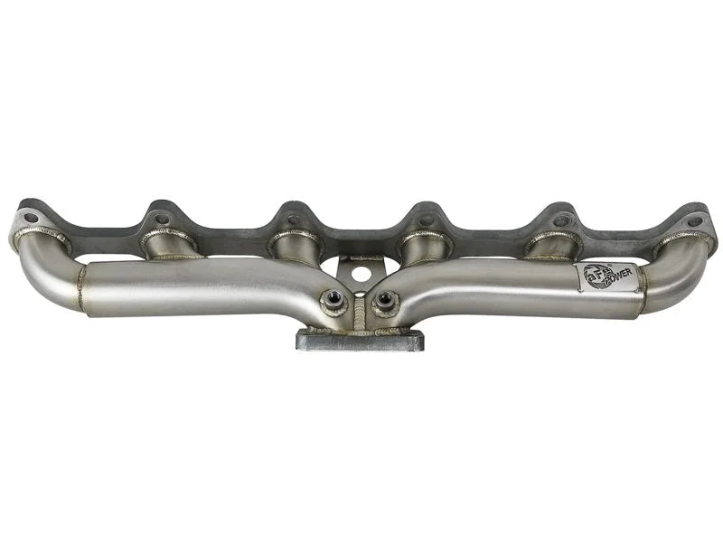 aFe Twisted Steel Header Turbo Manifold (T3) 98.5-02 Dodge Diesel Trucks L6 5.9L (td) - Additional View 8