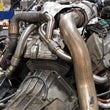 Load image into Gallery viewer, aFe Twisted Steel Header Up-Pipe 08-10 Ford Diesel Trucks V8-6.4L (td) - Side View