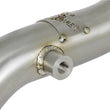 Load image into Gallery viewer, aFe Twisted Steel Header Up-Pipe 08-10 Ford Diesel Trucks V8-6.4L (td) - Back View
