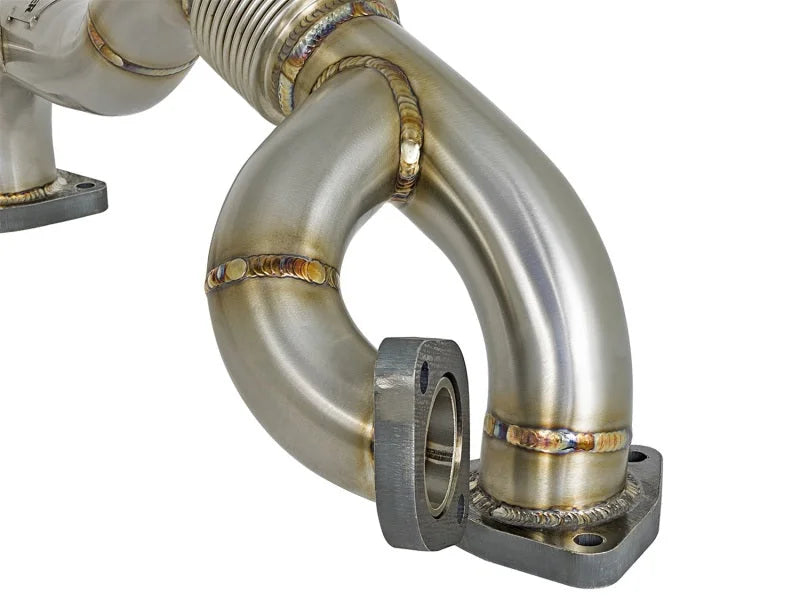 aFe Twisted Steel Header Up-Pipe 08-10 Ford Diesel Trucks V8-6.4L (td) - Additional View 5