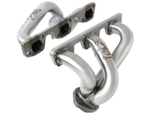 Load image into Gallery viewer, aFe Twisted Steel Headers 07-11 Jeep Wrangler (JK) V6-3.8L - Back View