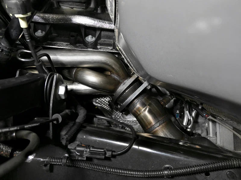 aFe Twisted Steel Headers 2019 RAM 1500 V8-5.7L HEMI - Back View