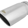 Load image into Gallery viewer, aFe Universal Bolt On Exhaust Tip Polished 5in Inlet x 6in Outlet x 12in Long - Main Product View