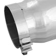 Load image into Gallery viewer, aFe Universal Bolt On Exhaust Tip Polished 5in Inlet x 6in Outlet x 12in Long - Back View