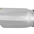 Load image into Gallery viewer, aFe Universal Bolt On Exhaust Tip Polished 5in Inlet x 6in Outlet x 12in Long - Additional View 5
