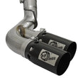 Load image into Gallery viewer, aFe Victory Series 4in 409-SS DPF-Back Exhaust w/ Dual Black Tips 2017 GM Duramax V8-6.6L(td) L5P - Additional View 7
