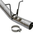 Load image into Gallery viewer, aFe Victory Series 4in 409-SS DPF-Back Exhaust w/ Dual Polished Tips 2017 GM Duramax V8-6.6L(td) L5P - Back View