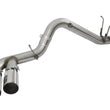 Load image into Gallery viewer, aFe Victory Series 4in 409-SS DPF-Back Exhaust w/ Dual Polished Tips 2017 GM Duramax V8-6.6L(td) L5P - Installation View