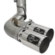 Load image into Gallery viewer, aFe Victory Series 4in 409-SS DPF-Back Exhaust w/ Dual Polished Tips 2017 GM Duramax V8-6.6L(td) L5P - Additional View 5