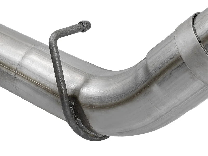 aFe Victory Series 4in 409-SS DPF-Back Exhaust w/ Dual Polished Tips 2017 GM Duramax V8-6.6L(td) L5P - Additional View 6