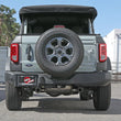 Load image into Gallery viewer, aFe Vulcan 3in 304 SS Axle-Back Exhaust 2021 Ford Bronco L4-2.3L (t)/V6-2.7L (tt) w/ Carbon Tips - Side View