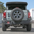 Load image into Gallery viewer, aFe Vulcan 3in 304 SS Axle-Back Exhaust 2021 Ford Bronco L4-2.3L (t)/V6-2.7L (tt) w/ Polished Tips - Side View